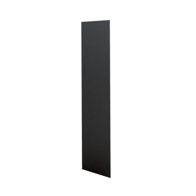 Skin Panel Cabinet Side & Back for 1-1/4" Overlay Black Shaker Cabinet