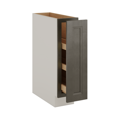 Huntington Cinder Double Shaker Spice Rack Pull Out Base Cabinet 9" & 12" Wide