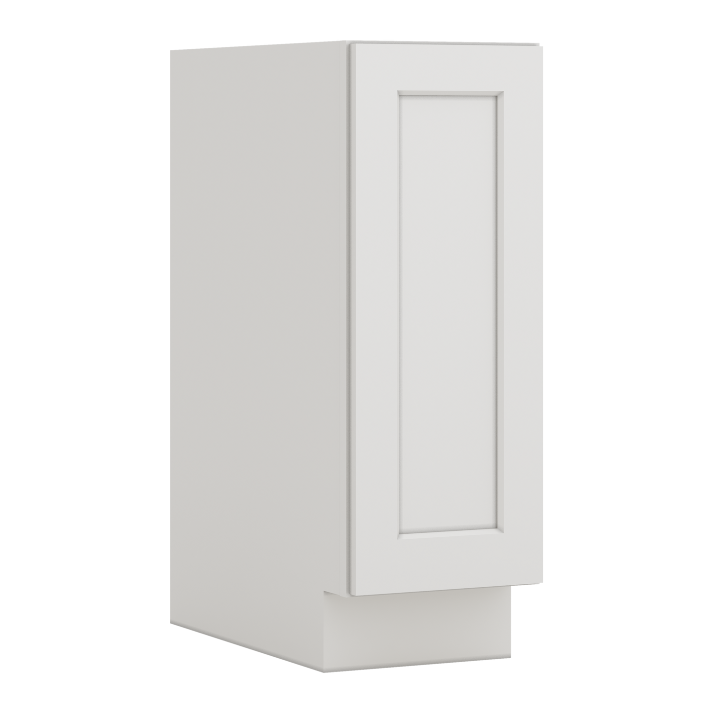 Spice Rack Pull Out Base Cabinet 6", 9" & 12" Wide ICE White Shaker 1-1/4" Overlay CWS/CWB