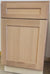 Sandstone Birch  Shaker 1-1/4" Overlay Base Cabinet - One Door 9", 12", 15", 18", 21"