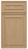 Diagonal Corner Elegant Oak Craftsman Shaker 1-1/4" Overlay Wall Cabinet 24" Wide by 30", 36" & 42" Tall