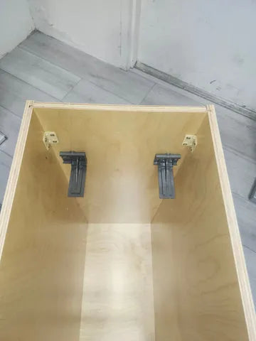 Install brackets and glide boots