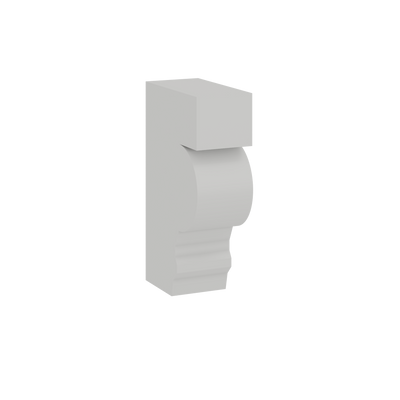Corbel | RTA Unassembled | Premium White Shaker Full Overlay