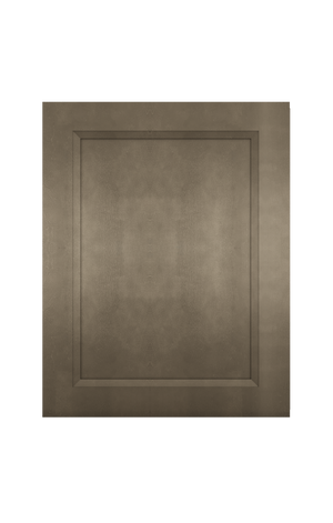 24", 30" & 36" Wide 2 Drawer Base Cabinet Cinder Double Shaker 1-1/4" Overlay