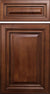 30" Wide Bridge Coffee Glaze 1-1/4" Overlay Wall Cabinet - Double Door 12", 15", 18", 21" & 24" Tall