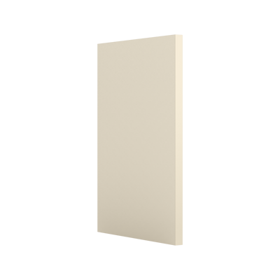 Dishwasher Base Panel Cabinet Side Plus Face Frame for Manhattan Cream Shaker 1-1/4" Overlay