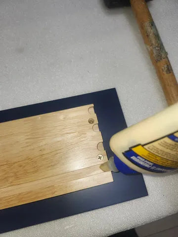 Seat the drawer front carefully