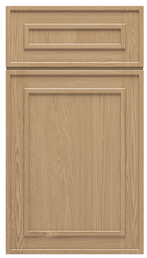 Elegant Oak Shaker 1-1/4" Overlay Sink Base 33" & 36"