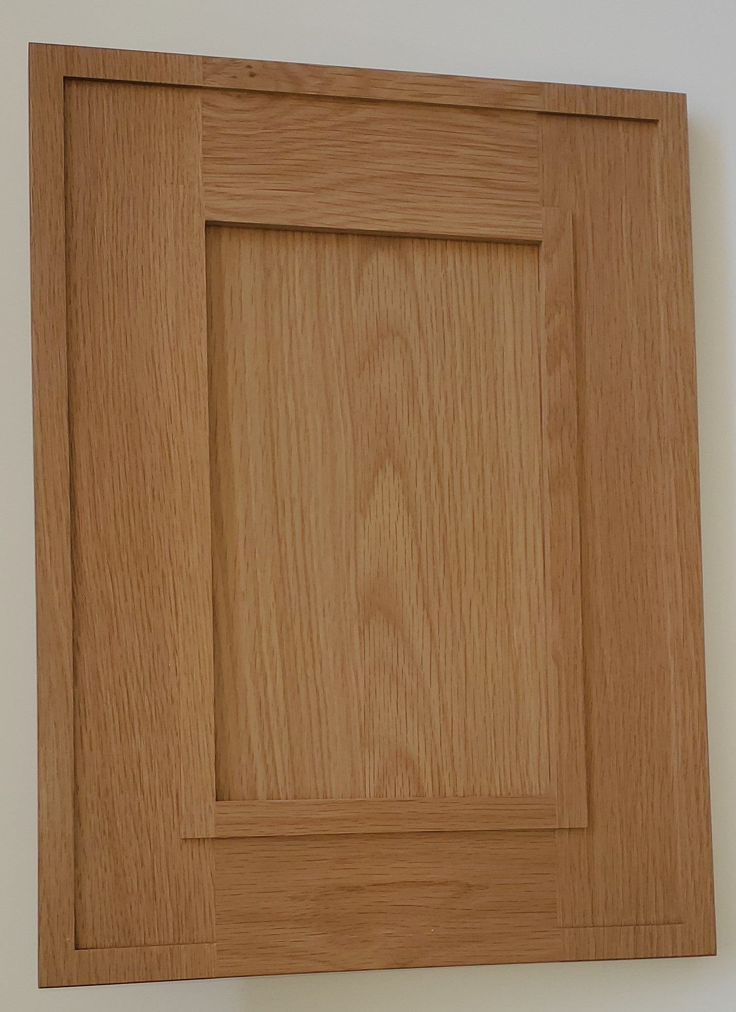 36" Tall Elegant Oak 1-1/4" Overlay Shaker Wall Cabinet - Single Door 9", 12", 15", 18" & 21"