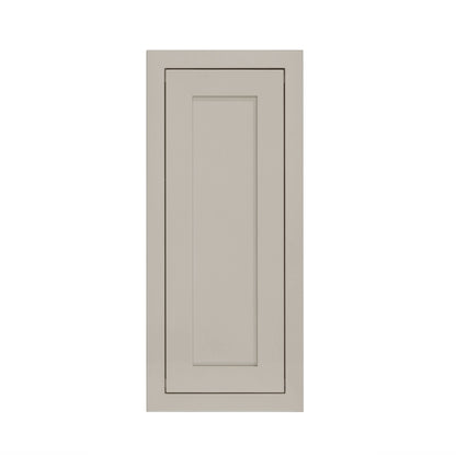 False Panel Tuscan Gray Inset Shaker Decorative Style