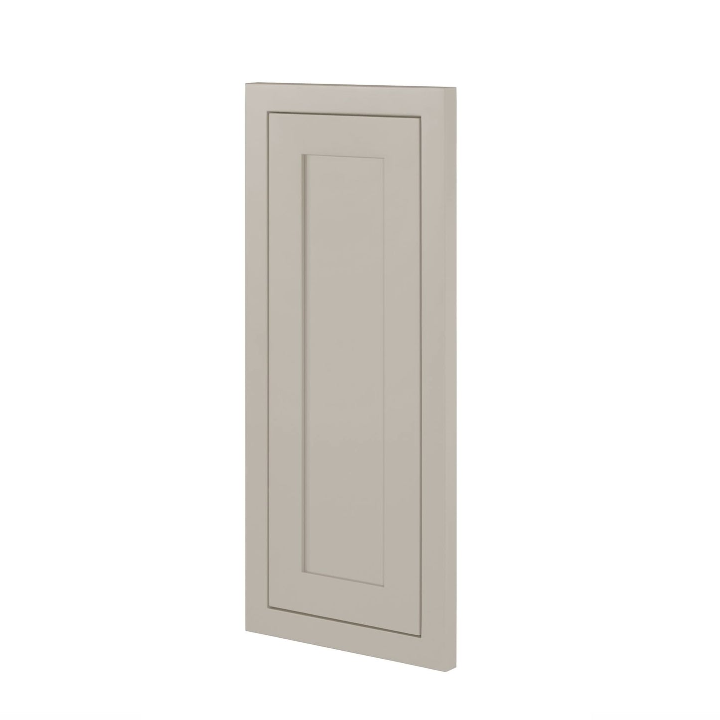 False Panel Tuscan Gray Inset Shaker Decorative Style