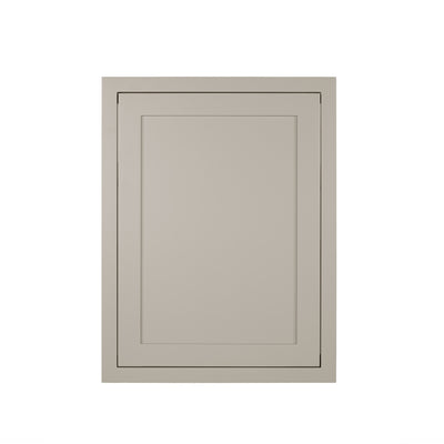 False Panel Tuscan Gray Inset Shaker Decorative Style