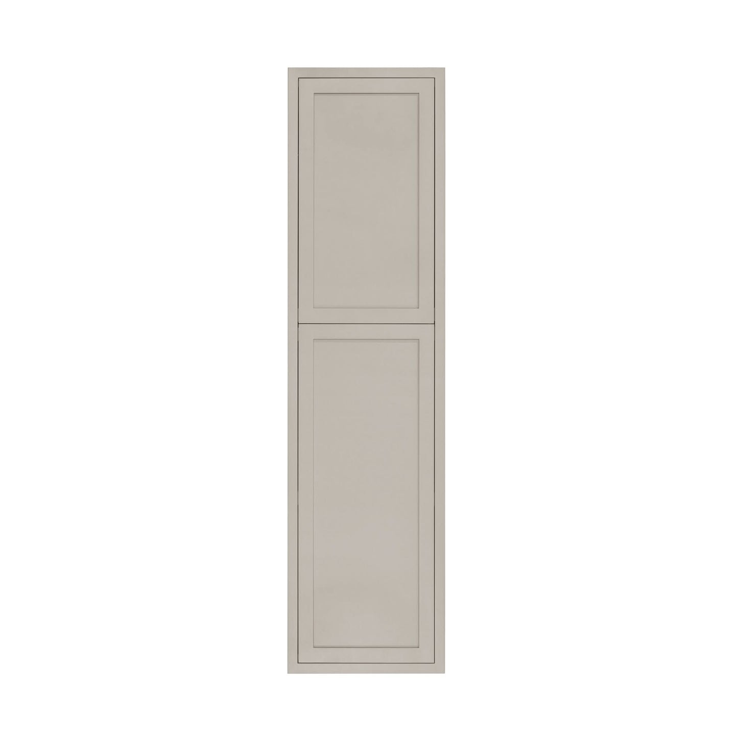 False Panel Tuscan Gray Inset Shaker Decorative Style