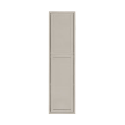 False Panel Tuscan Gray Inset Shaker Decorative Style