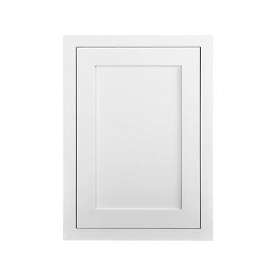 False Panel Snow White Inset Shaker Decorative Style