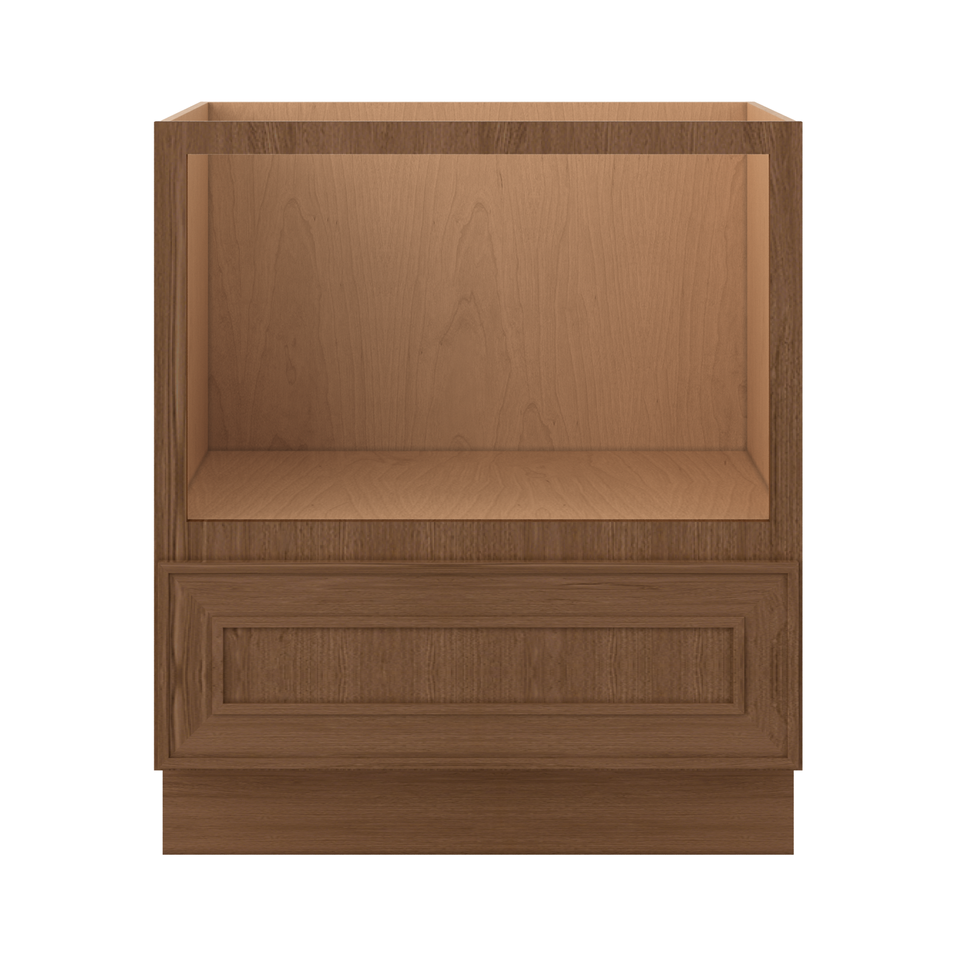 Front Base 30 Microwave Cabinet Mocha B30MW Craftsman Elegant Shaker