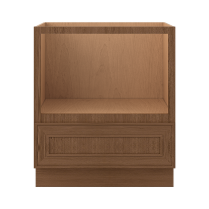 Front Base 30 Microwave Cabinet Mocha B30MW Craftsman Elegant Shaker