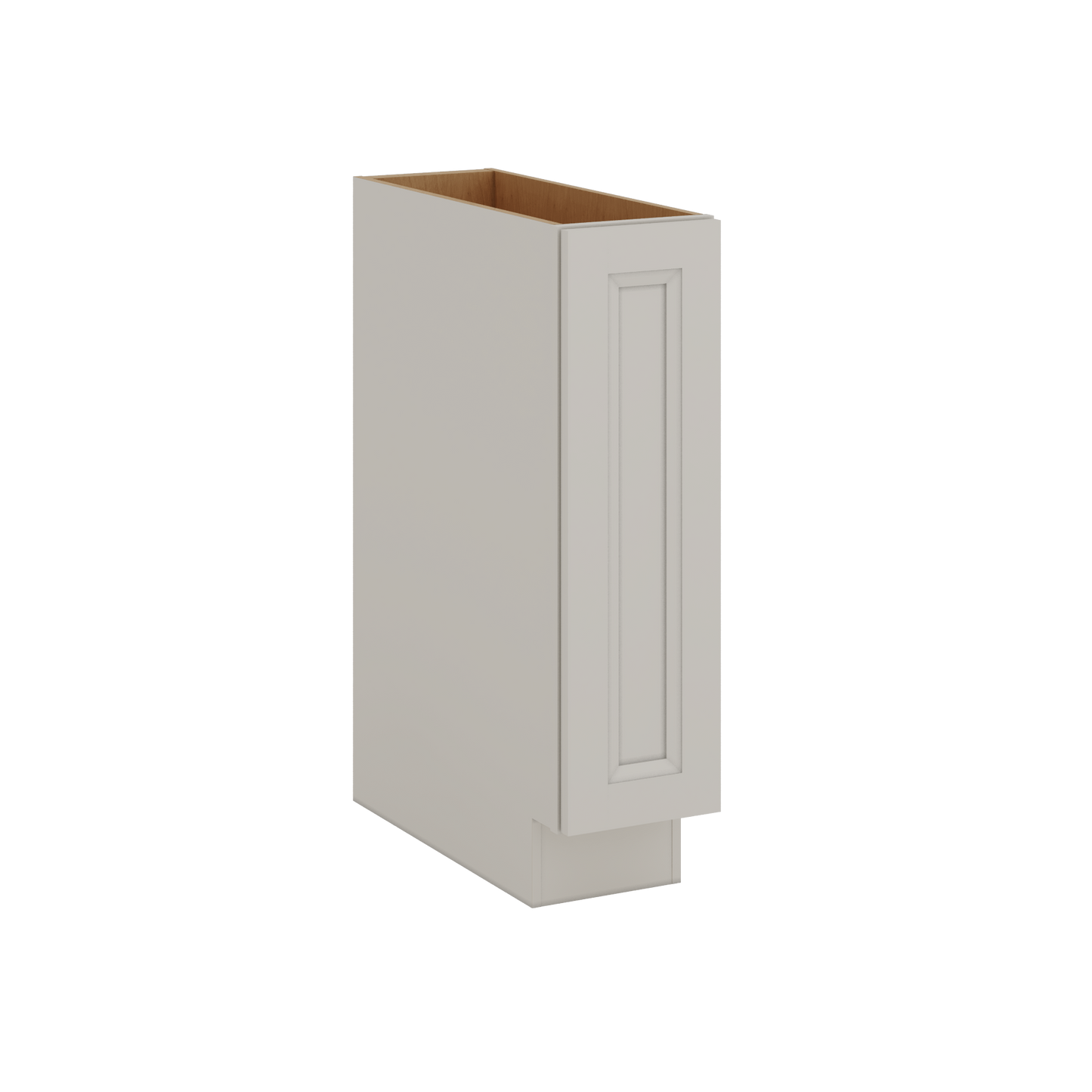 27LGDS Laguna Gray Double Shaker Base Cabinet - One Door One Drawer 9"(No Drawer), 12", 15", 18", 21"
