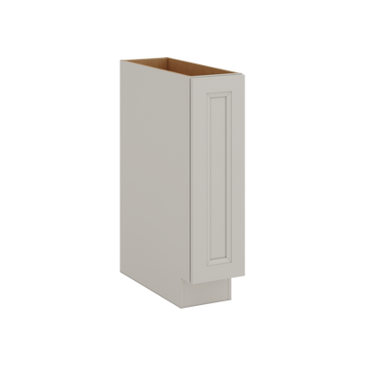 27LGDS Laguna Gray Double Shaker Base Cabinet - One Door One Drawer 9"(No Drawer), 12", 15", 18", 21"