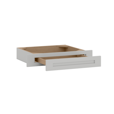 30" Width | Knee Drawer Trimmable | RTA Unassembled | Premium White Full Overlay