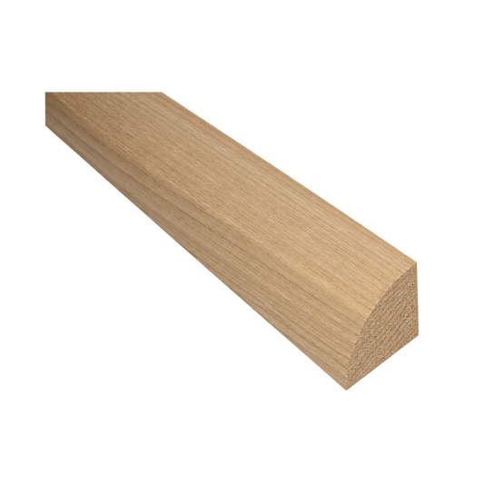 Rift Oak shaker quarter-round molding