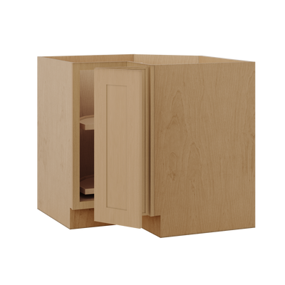 Lazy Susan 33" & 36" Base Elegant Oak Shaker Cabinets