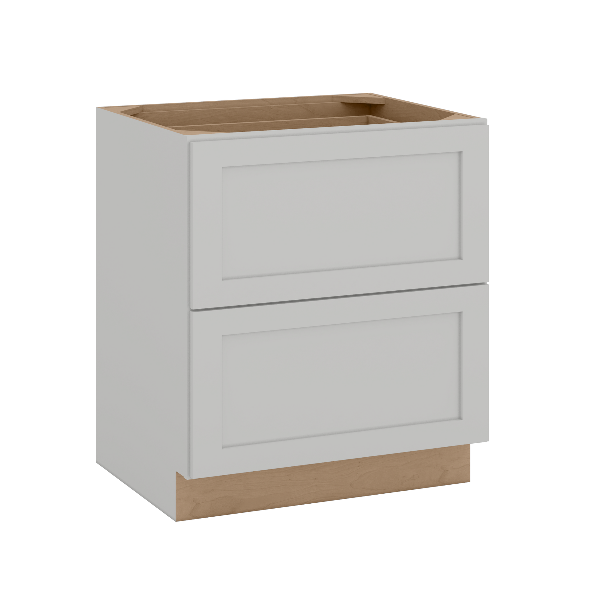Northpoint Polar White 2 Drawer Base cabinet