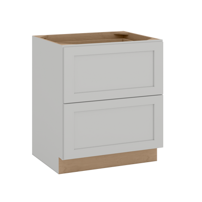 Northpoint Polar White 2 Drawer Base cabinet
