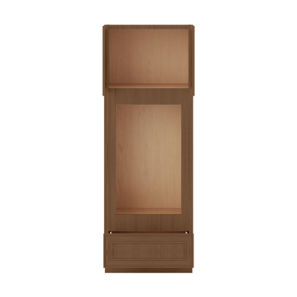 84" Tall Pantry 18", 24", 30" & 36" Wide Elegant Craftsman Mocha Shaker 1-1/4" Overlay Cabinet