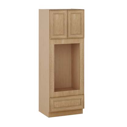 Wall Oven 30" & 33" Wide Elegant Oak Shaker 1-1/4" Overlay Cabinet