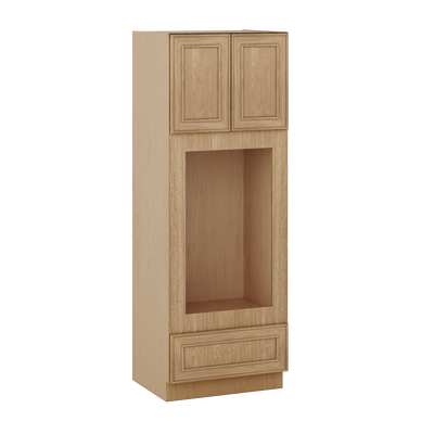 Wall Oven 30" & 33" Wide Elegant Oak Shaker 1-1/4" Overlay Cabinet