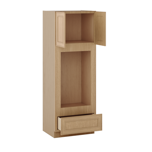 Wall Oven 30" & 33" Wide Elegant Oak Shaker 1-1/4" Overlay Cabinet