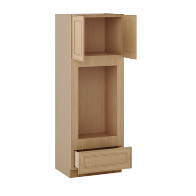 Wall Oven 30" & 33" Wide Elegant Oak Shaker 1-1/4" Overlay Cabinet