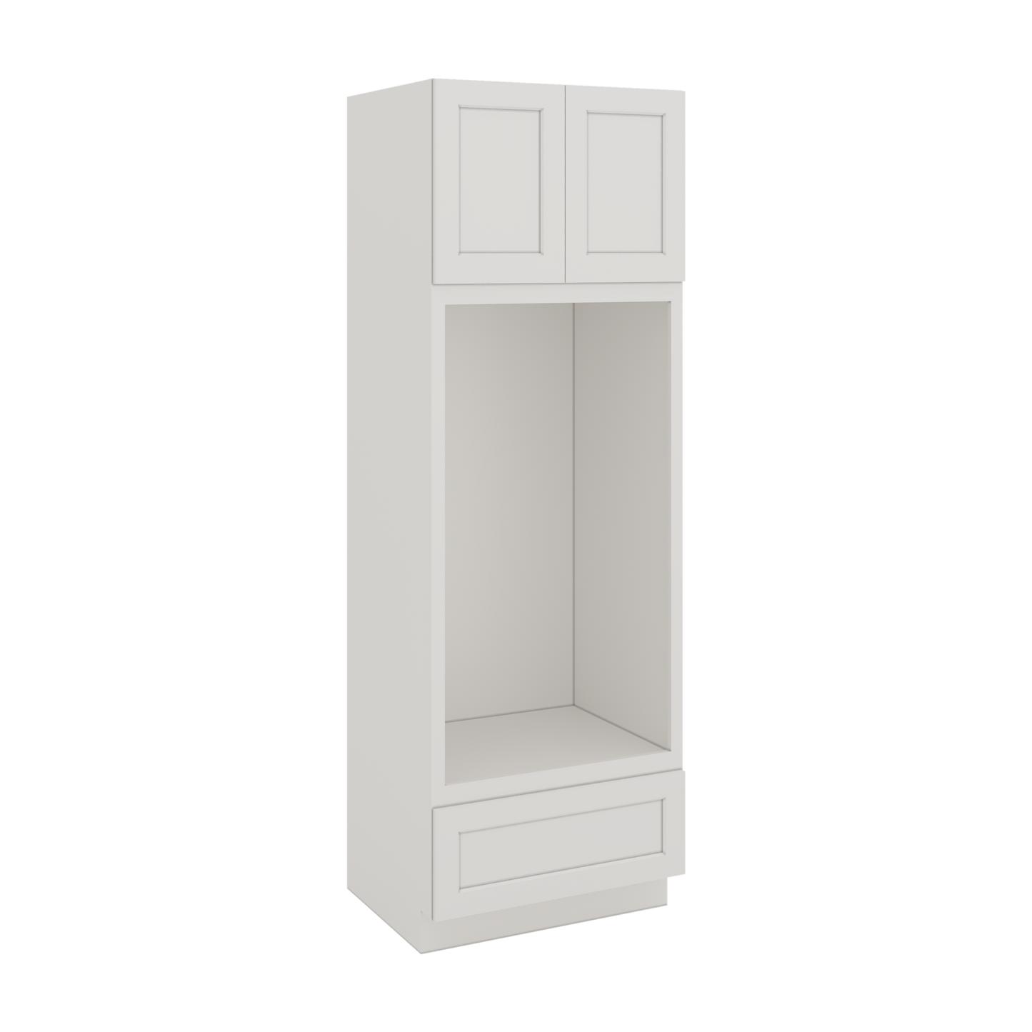 Wall Oven Taupe Shaker 1-1/4" Overlay Cabinet 31" Wide