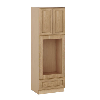 Wall Oven 30" & 33" Wide Elegant Oak Shaker 1-1/4" Overlay Cabinet