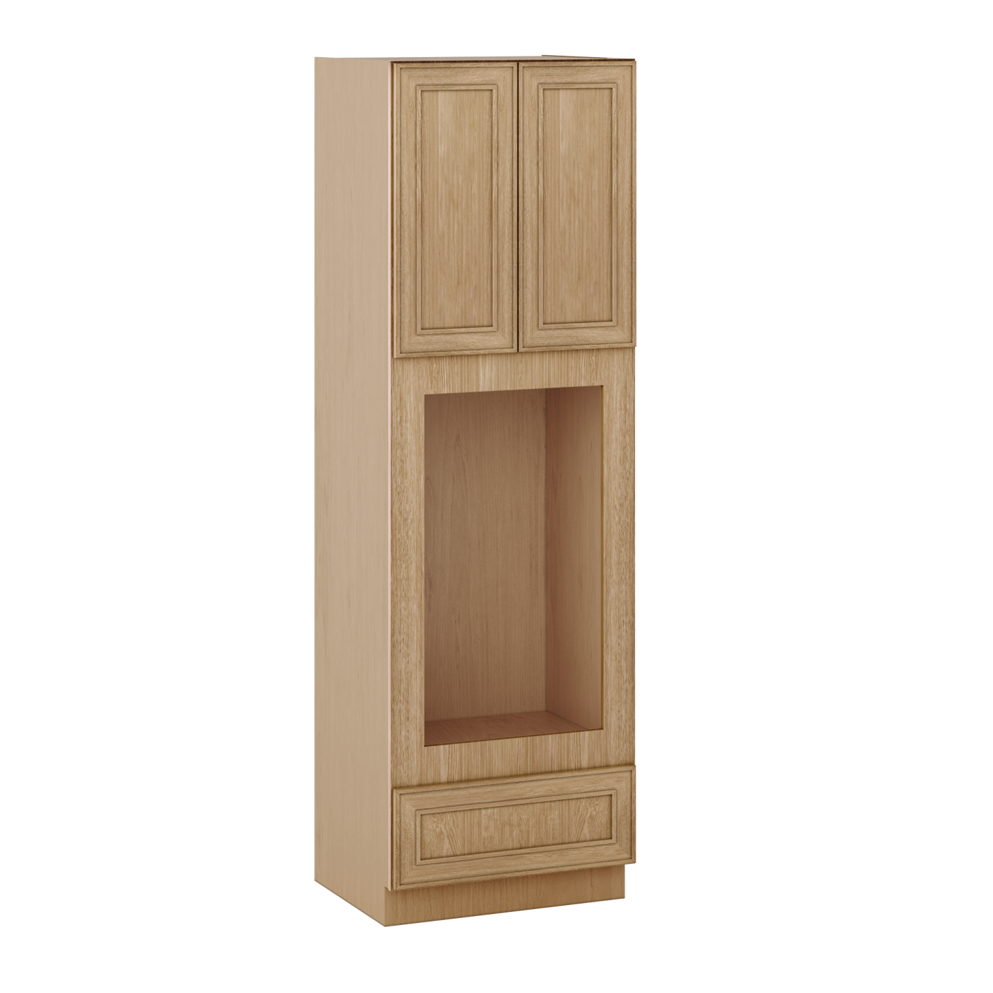 Wall Oven 30" & 33" Wide Elegant Oak Shaker 1-1/4" Overlay Cabinet