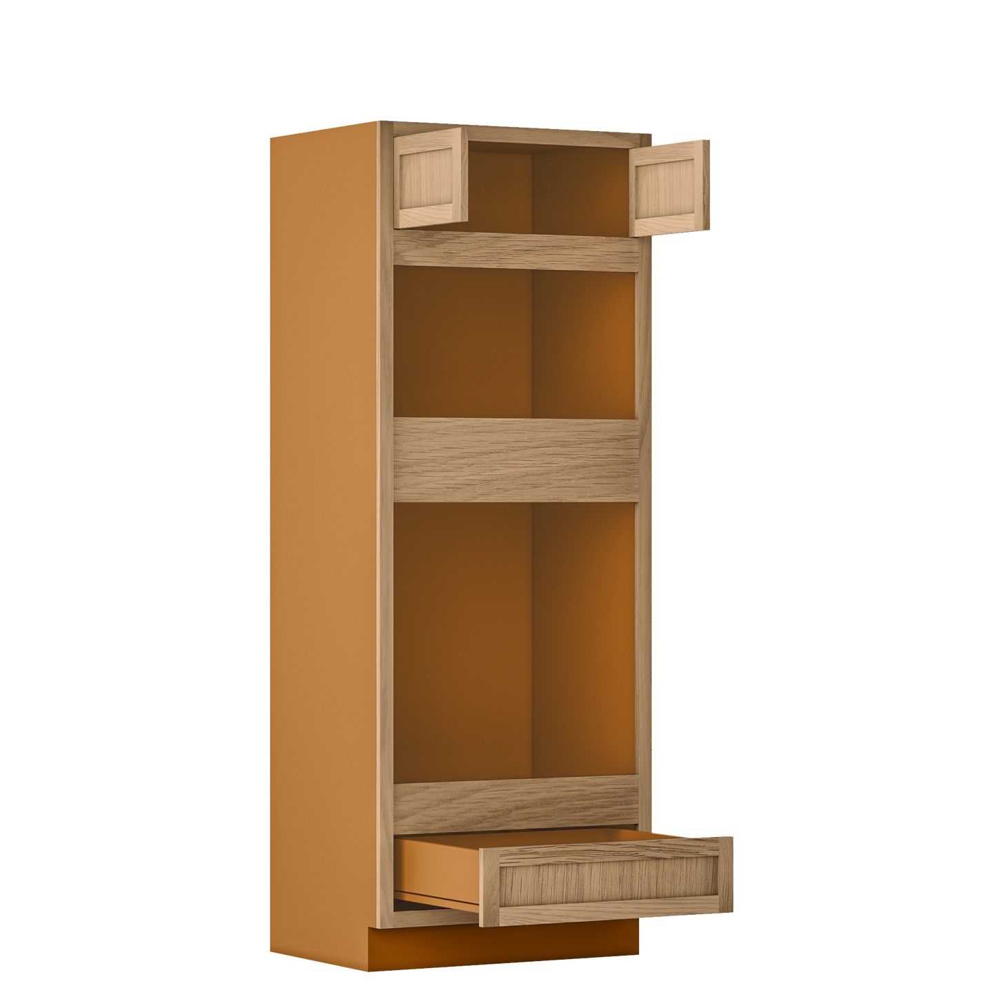 Wall Oven White Oak Inset Shaker Cabinet 31.5" & 33 Wide Wide