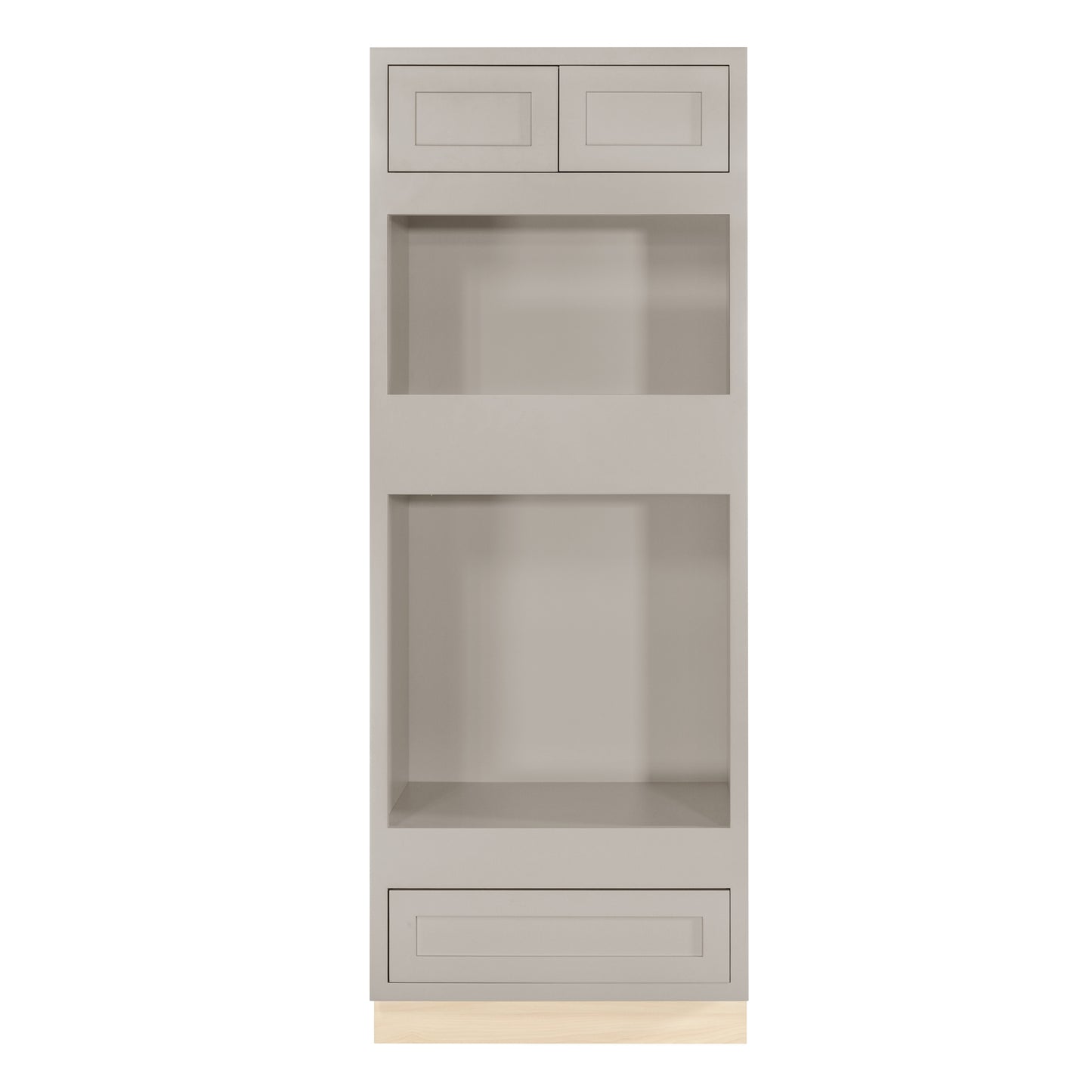 Wall Oven Tuscan Gray Inset Shaker Cabinet 31.5" Wide