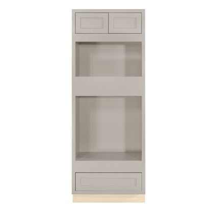 Wall Oven Tuscan Gray Inset Shaker Cabinet 31.5" Wide