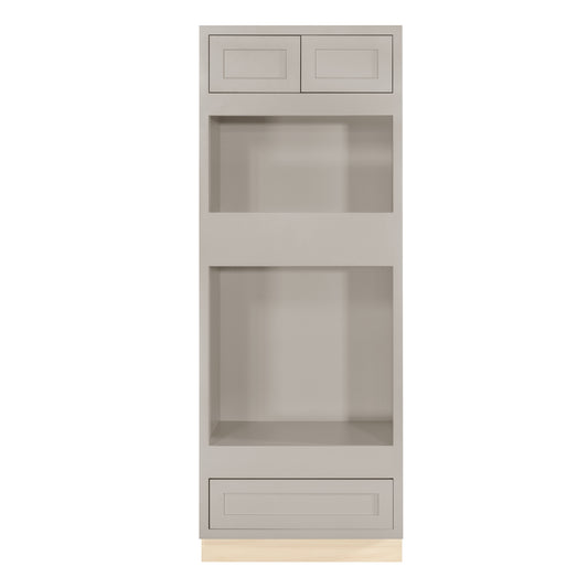 Wall Oven Tuscan Gray Inset Shaker Cabinet 31.5" Wide