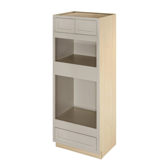 Wall Oven Tuscan Gray Inset Shaker Cabinet 31.5" Wide