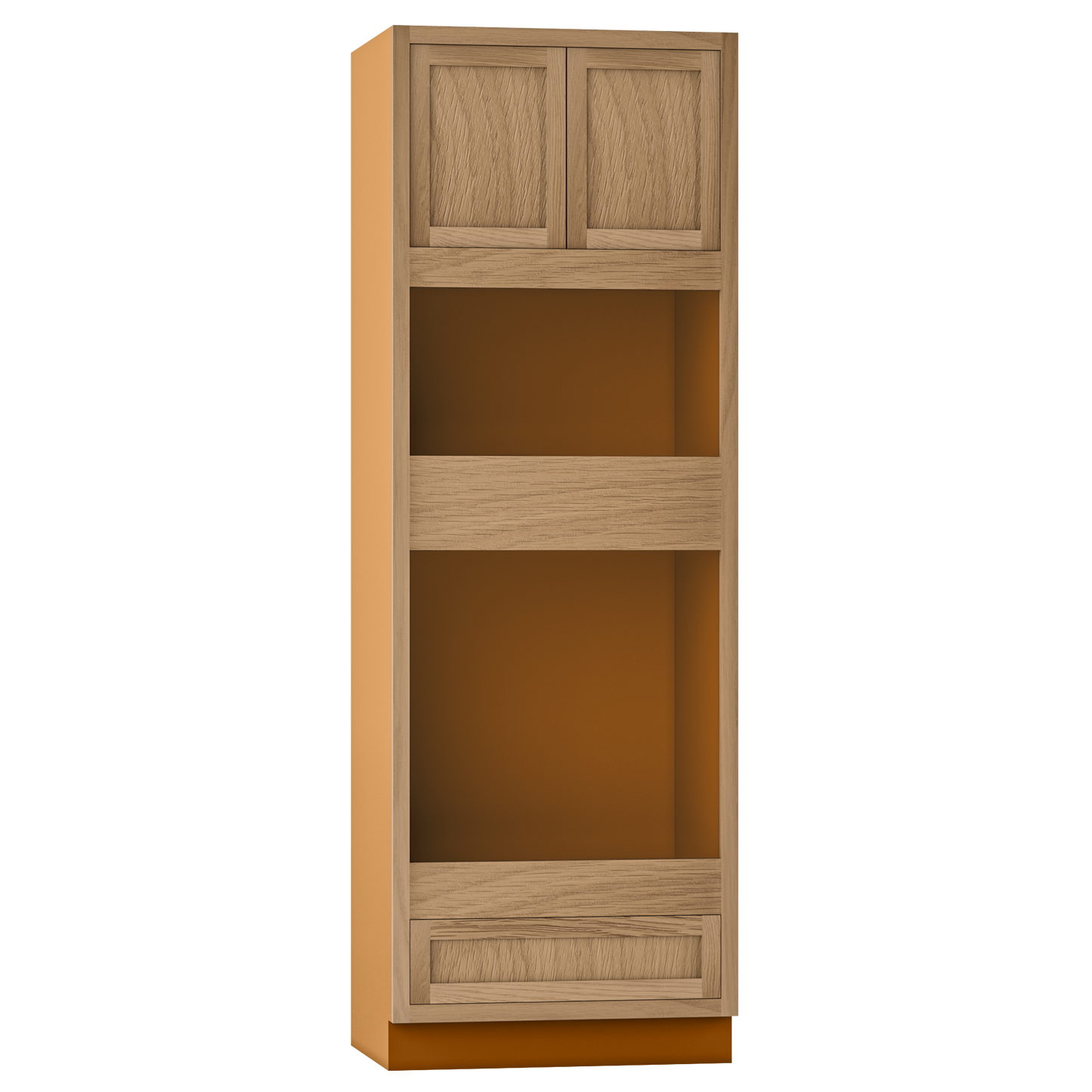 Wall Oven White Oak Inset Shaker Cabinet 31.5" & 33 Wide Wide