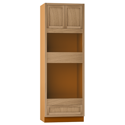 Wall Oven White Oak Inset Shaker Cabinet 31.5" & 33 Wide Wide