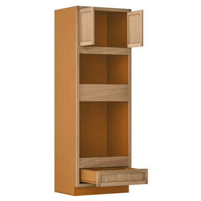 Wall Oven White Oak Inset Shaker Cabinet 31.5" & 33 Wide Wide