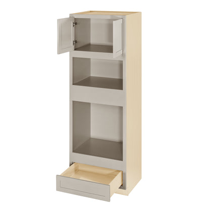 Wall Oven Tuscan Gray Inset Shaker Cabinet 31.5" Wide