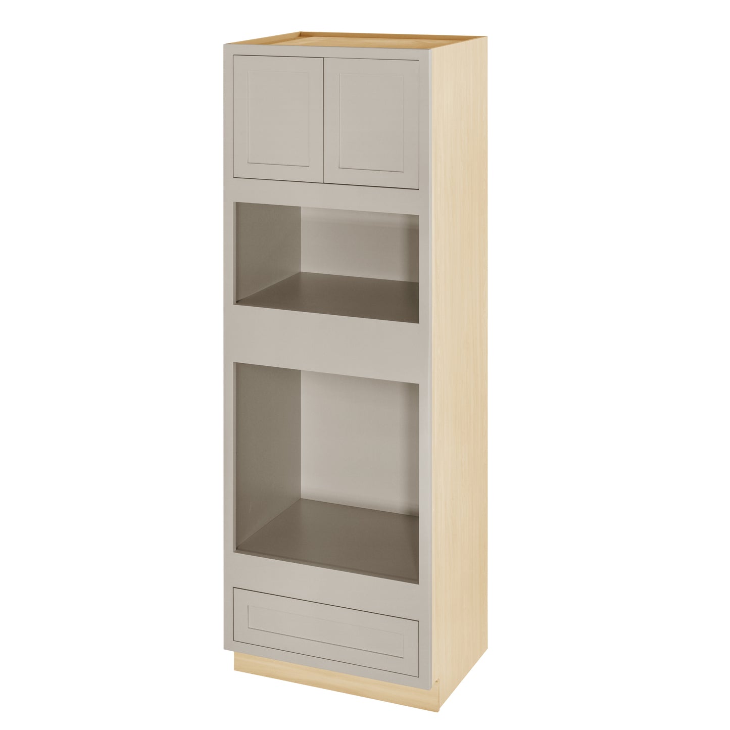 Wall Oven Tuscan Gray Inset Shaker Cabinet 31.5" Wide