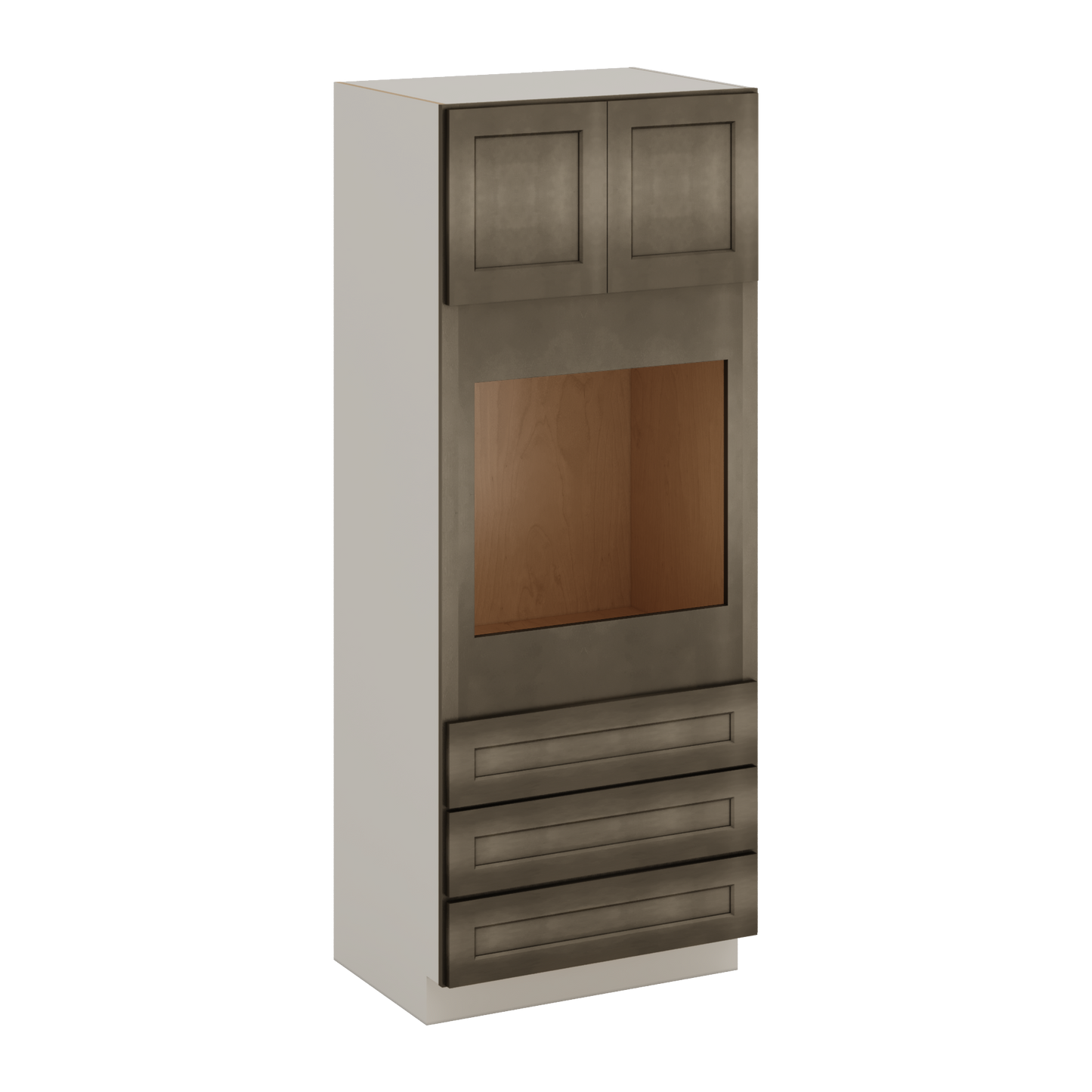 Wall Oven Huntington Cinder Double Shaker Cabinet 33" Wide