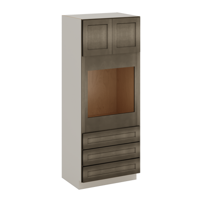 Wall Oven Huntington Cinder Double Shaker Cabinet 33" Wide