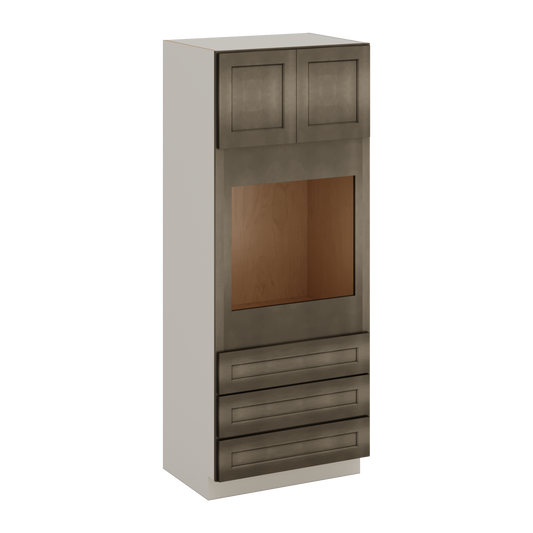 Wall Oven Huntington Cinder Double Shaker Cabinet 33" Wide
