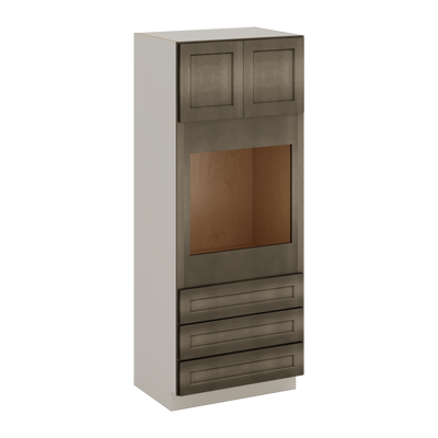 Wall Oven Huntington Cinder Double Shaker Cabinet 33" Wide